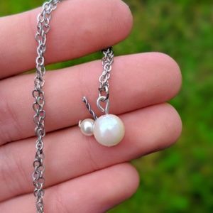 🎉🎉10/$25 Simple Handmade Minimalist Unicorn Pearl Necklace